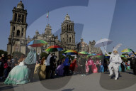 Carnivals Begin On The Eve Of Easter Celebrations In Mexico City