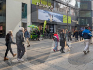Bundestag Election Campaign Stand Of The Green Party In Munich