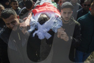Funeral Ceremony Of Palestinian Child Killed By Israeli Soldiers - West Bank