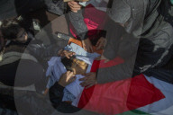 Funeral Ceremony Of Palestinian Child Killed By Israeli Soldiers - West Bank