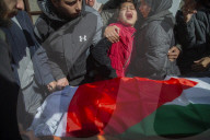 Funeral Ceremony Of Palestinian Child Killed By Israeli Soldiers - West Bank