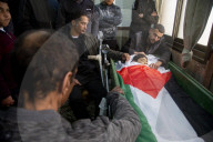Funeral Ceremony Of Palestinian Child Killed By Israeli Soldiers - West Bank