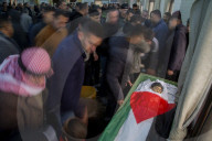 Funeral Ceremony Of Palestinian Child Killed By Israeli Soldiers - West Bank
