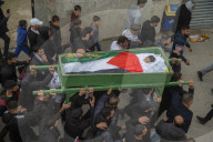 Funeral Ceremony Of Palestinian Child Killed By Israeli Soldiers - West Bank