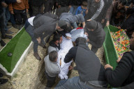 Funeral Ceremony Of Palestinian Child Killed By Israeli Soldiers - West Bank
