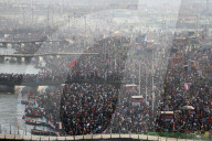 Ongoing Maha Kumbh Mela Festival In Prayagraj, India