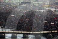 Ongoing Maha Kumbh Mela Festival In Prayagraj, India