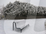 Snow Covers The City Of Toronto, Canada