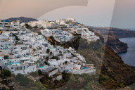 Evening On Santorini Island, Greece