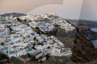Evening On Santorini Island, Greece