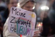 Rally " Lighting For Democraty" Against AFD In Muelheim An Der Ruhr