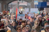 Rally " Lighting For Democraty" Against AFD In Muelheim An Der Ruhr