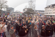 Rally " Lighting For Democraty" Against AFD In Muelheim An Der Ruhr