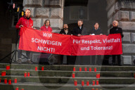 Rally " Lighting For Democraty" Against AFD In Muelheim An Der Ruhr