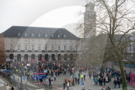 Rally " Lighting For Democraty" Against AFD In Muelheim An Der Ruhr