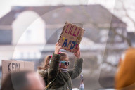 Rally " Lighting For Democraty" Against AFD In Muelheim An Der Ruhr