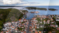 Wooden Town Of Risor, Norway