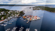 Wooden Town Of Risor, Norway