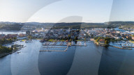Drone View Of Kristiansand