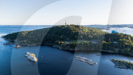 Drone View Of Kristiansand