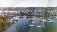 Drone View Of Kristiansand