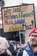 Protest gegen rechts in Berlin