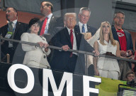 EXCLUSIVE - Donald Trump am Super Bowl LIX