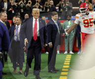 EXCLUSIVE - Donald Trump am Super Bowl LIX