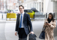 Guests arrive for Sunday with Laura Kuenssberg at the BBC, Broadcasting House, London, UK.