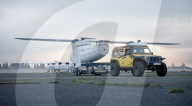 Electric hybrid unmanned cargo plane takes off for first time