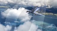 Electric hybrid unmanned cargo plane takes off for first time