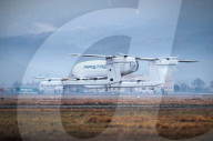 Electric hybrid unmanned cargo plane takes off for first time