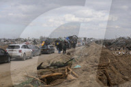 Return Of Displaced People To Gaza City Continue