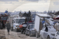 Return Of Displaced People To Gaza City Continue