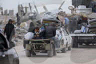 Return Of Displaced People To Gaza City Continue