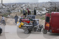 Return Of Displaced People To Gaza City Continue