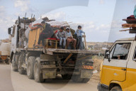 Return Of Displaced People To Gaza City Continue