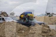 Return Of Displaced People To Gaza City Continue