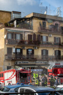 Roma, incendio in un appartamento in via flaminia
