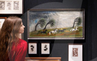 The Haunting Current: "The Willows Revisited" exhibition at Bonhams New Bond Street. London, UK.