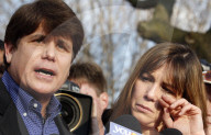 Rod Blagojevich addresses media before prison
