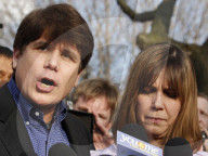 Rod Blagojevich addresses media before prison