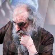 Warren Ellis on stage at Mark Kermode in 3D on Monday 10 February 2025
