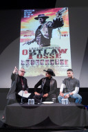 Mark Kermode with Mario van Peebles & Mandela van Peebles on stage at Mark Kermode in 3D on Monday 10 February 2025