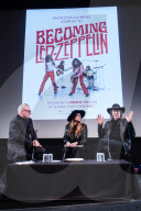 Mark Kermode with  Allison McGourty and Bernard MacMahon on stage at Mark Kermode in 3D on Monday 10 February 2025
