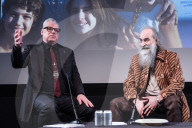 Mark Kermode and Warren Ellis on stage at Mark Kermode in 3D on Monday 10 February 2025