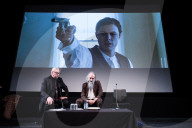 Warren Ellis on stage at Mark Kermode in 3D on Monday 10 February 2025