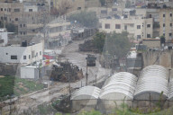 Israeli occupation soldiers in West Bank