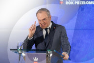 Poland's PM Donald Tusk Reveals Ambitious 2025 Budget in Warsaw, Poland - 10 Feb 2025