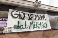 Torino - Presidio del comitato ambientalista Salviamo il Meisino